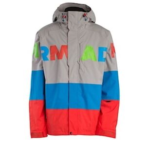Armada Snowboard Jacket Kelowna Gray Orange 2014 Winter Collection Men's XXL